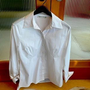 Neumann Marcus White Button Down
